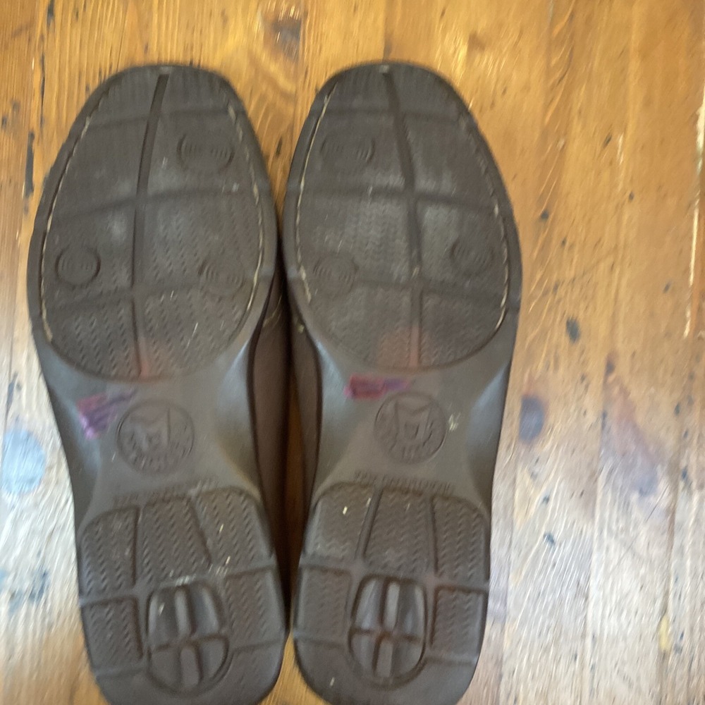 Mephisto Slip on Loafers Driving Shoes Men's 9.5 Cool-Air Brown Leather Moccasin - Picture 10 of 10